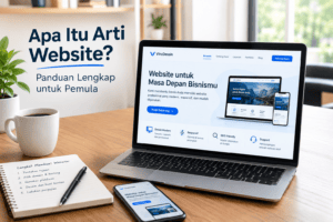 arti website hanya di vinzzdesain