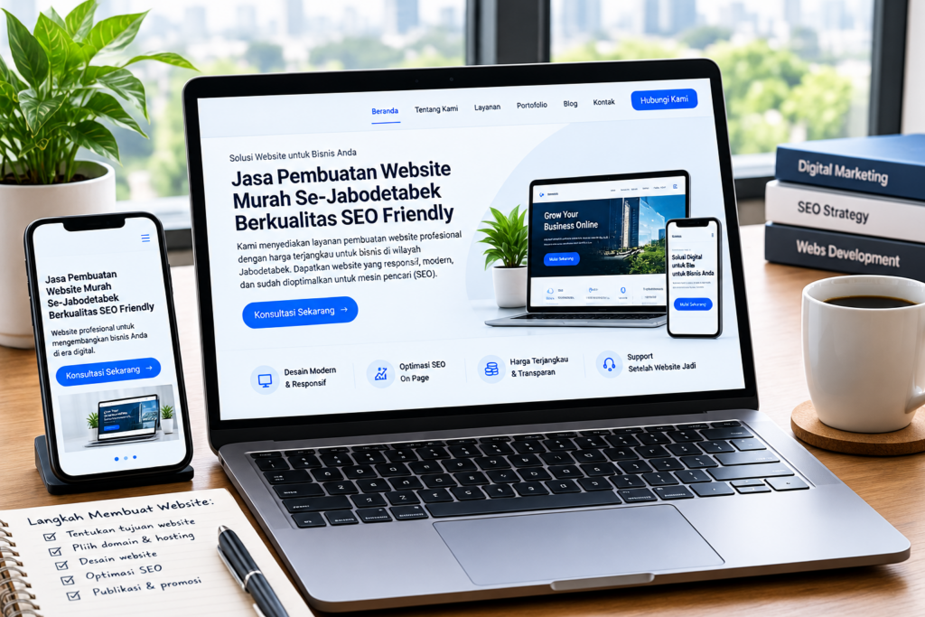 Layanan Jasa Pembuatan Website Murah Sejabodetabek Berkualitas SEO Friendly