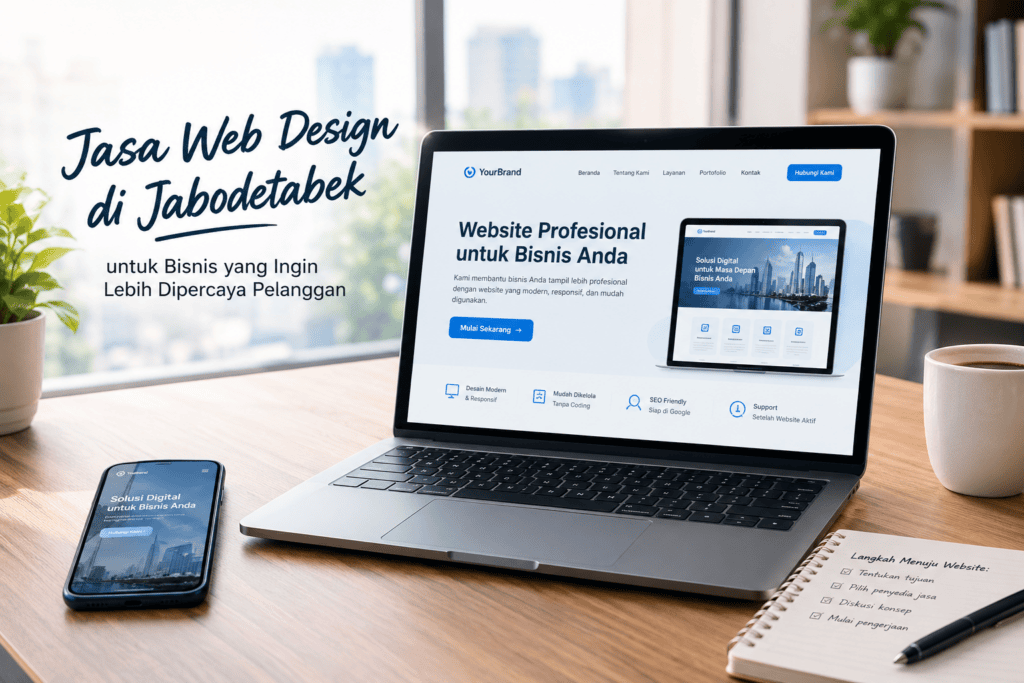 Jasa Web Design di Jabodetabek untuk Bisnis yang Ingin Lebih Dipercaya Pelanggan
