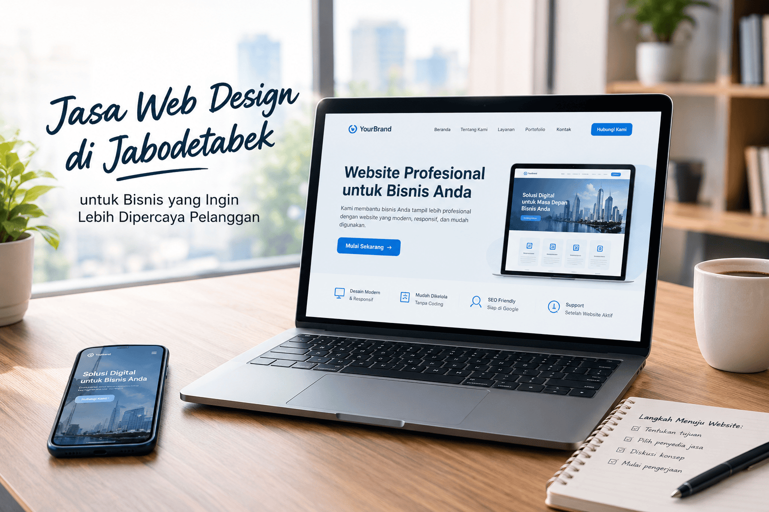 Read more about the article Jasa Web Design di Jabodetabek untuk Bisnis yang Ingin Lebih Dipercaya Pelanggan